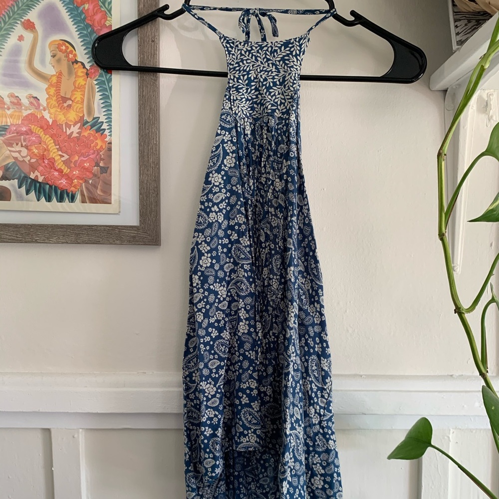 LUCY LOVE PAISLEY HALTER TOP